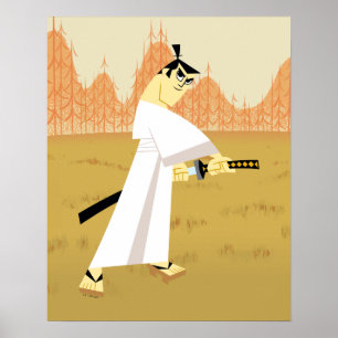 Poster Samouraï Jack Drawing Sword