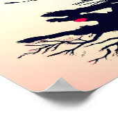 Poster Samouraï Solitaire sous la Lune de Sakura (Coin)