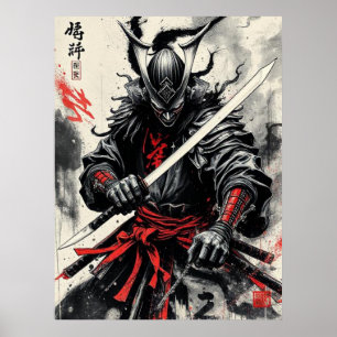 Poster Samouraï sombre des morts-vivants