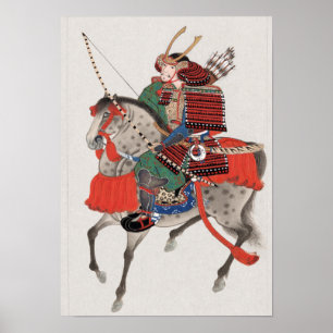 Poster Samouraïs à cheval