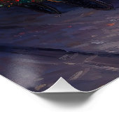 Poster Samoyed Christmas Festive Saison (Coin)