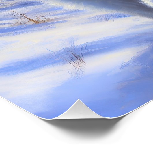 Poster Samoyed Let It Snow Christmas (Coin)