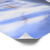 Poster Samoyède Qu'il neige Noël (Coin)