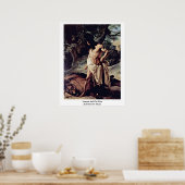 Poster Samson And The Lion By Francesco Hayez (Cuisine)