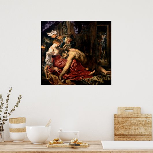 Poster Samson et Delilah, c.1609 (Cuisine)