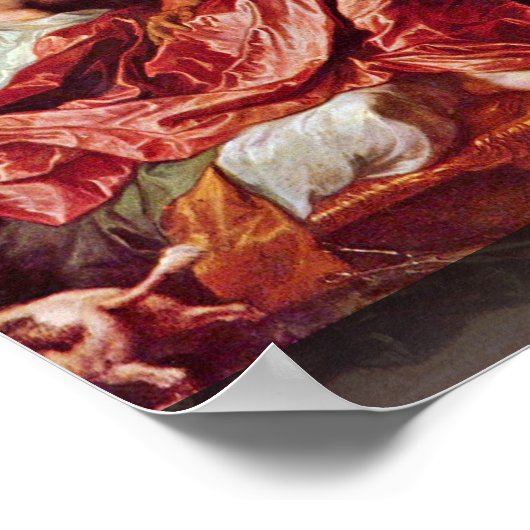 Poster Samson Et Delilah Par Dyck Anthonis Van (Coin)