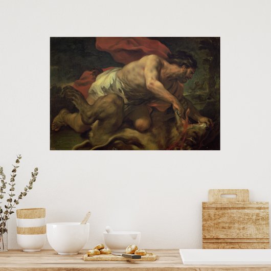 Poster Samson et le Lion (Cuisine)