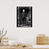 Poster Samuel Adams. Copie de la gravure d'après-guerre (Cuisine)