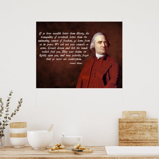 Poster Samuel Adams Liberty (Cuisine)