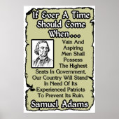 Poster Samuel Adams : Patriotes expérimentés (Devant)
