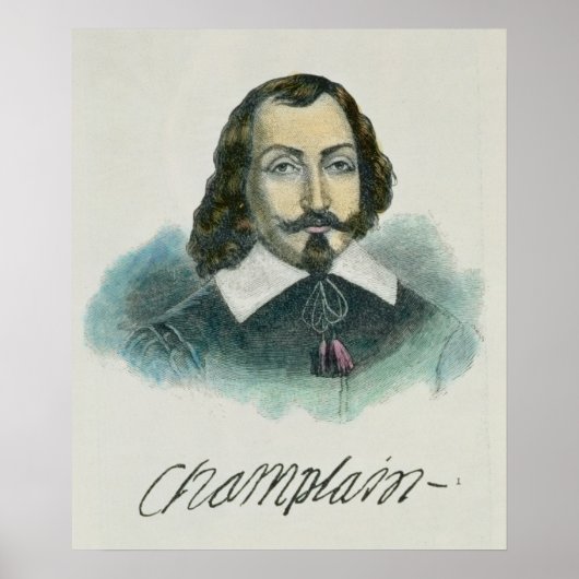Poster Samuel de Champlain (Devant)