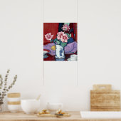 Poster Samuel John Peploe Pink Roses, Chinese Vase (Cuisine)