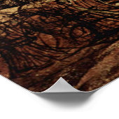 Poster Samuel Palmer - champ de maïs au clair de lune (Coin)