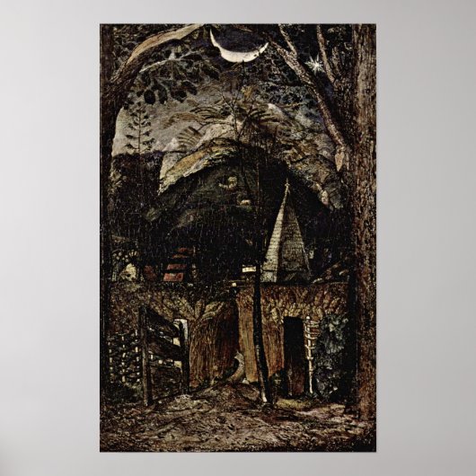 Poster Samuel Palmer - collines (Devant)