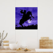 Poster Samurai à cheval (Cuisine)