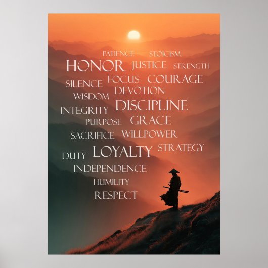 Poster Samurai Code: The Bushido Way (Devant)