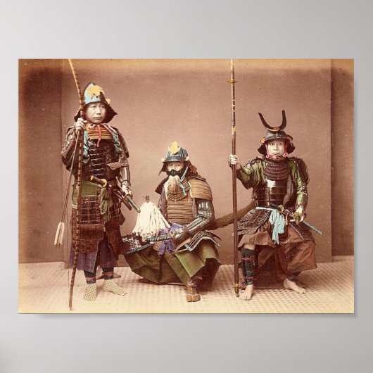 Poster Samurai en armure (Devant)