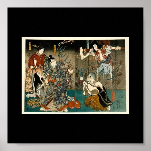 Poster Samurai et Ghosts, vers les années 1800 (Devant)