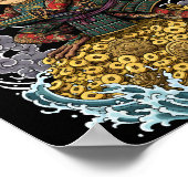 Poster Samurai Frog of Fortune – Mythical Warrior Art (Coin)