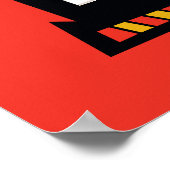 Poster Samurai Jack Caractère Tri-Panel Futuristic Frame (Coin)