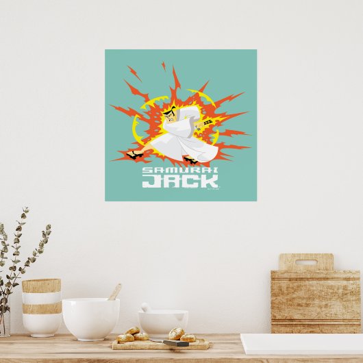 Poster Samurai Jack Energy Graphic (Cuisine)