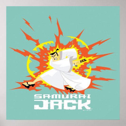 Poster Samurai Jack Energy Graphic (Devant)