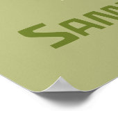 Poster Samurai Jack Leaping Graphic (Coin)