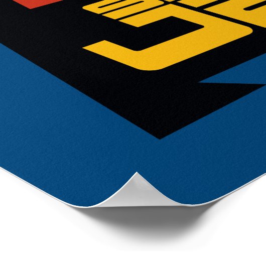 Poster Samurai Jack Souriant Futuristic Frame Graphic (Coin)