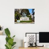 Poster Samurai Kamakura Gongoro Kagemasa Kabuki Statue (Bureau à domicile)