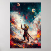 Poster Samurai - Maître de lame cosmique (Devant)