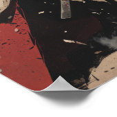 Poster Samurai Ninja Dark Knight - Poster d'épée (Coin)
