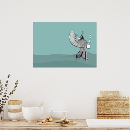 Poster Samurai numérique (Cuisine)