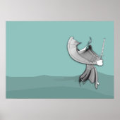 Poster Samurai numérique (Devant)