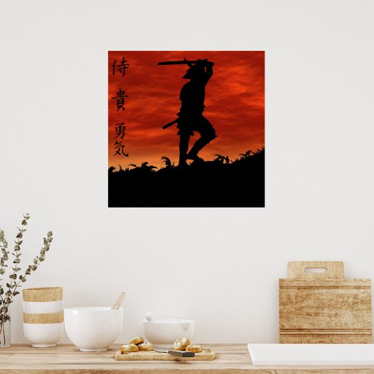 Poster Samurai on the Hill (Cuisine)
