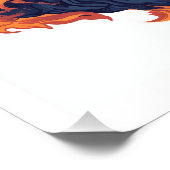 Poster Samurai Oni Skull (Coin)