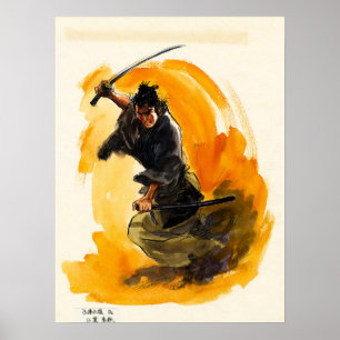 Poster Samurai par Goseki Kojima