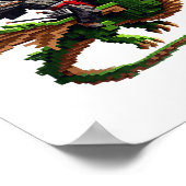 Poster Samurai Riding Dragon Character Gaming Design Bloc (Coin)