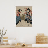 Poster Samurai Sword Fight vers 1825 (Cuisine)
