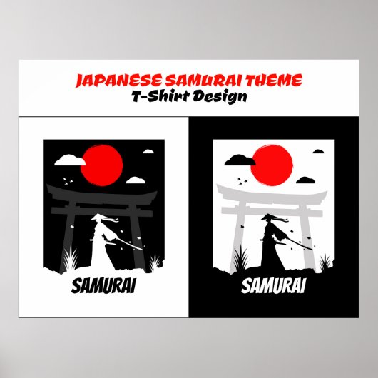 Poster Samurai urbain (Devant)