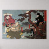 POSTER SAMURAIS ET NINJA (Devant)