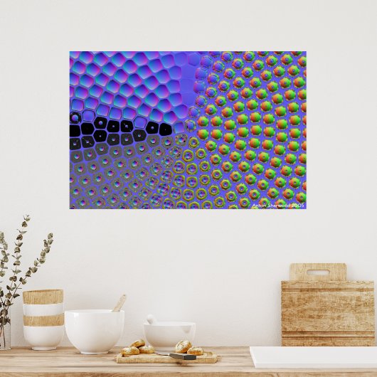 Poster S'amuser avec réfraction (Cuisine)