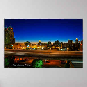 Poster San Antonio, le Texas