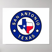 Poster San Antonio Texas (Devant)