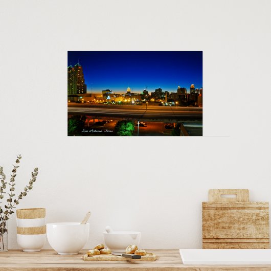 Poster San Antonio, Texas (Cuisine)