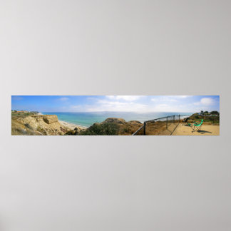 Poster San Clemente, CA State Beach Panoramic