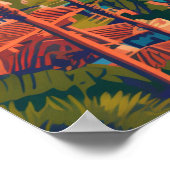 Poster San Clemente California Beach Orange County Retro (Coin)