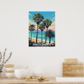Poster San Clemente California coastal view (Cuisine)