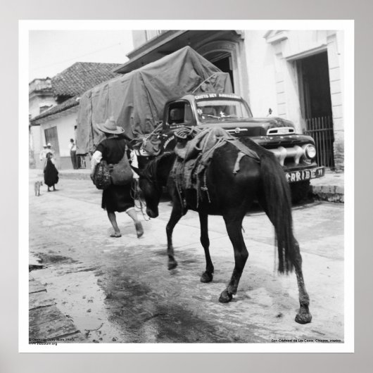 Poster San Cristobal de Las Casas, Chiapas, Mexique (Devant)
