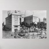 Poster San Diego, CA City Vue de US Grant Hotel (Devant)