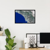 Poster San Diego, Californie (Bureau à domicile)